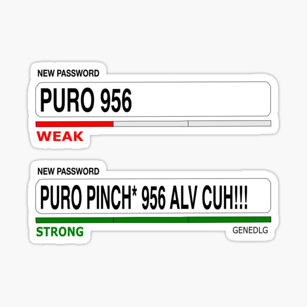 PURO 956 NEW PASSWORD Sticker