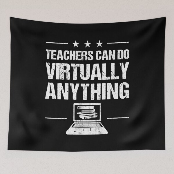 Item preview, Teachers Can Do Virtually Anything Vintage Design Funny Teachers Retro designed and sold by naworas.