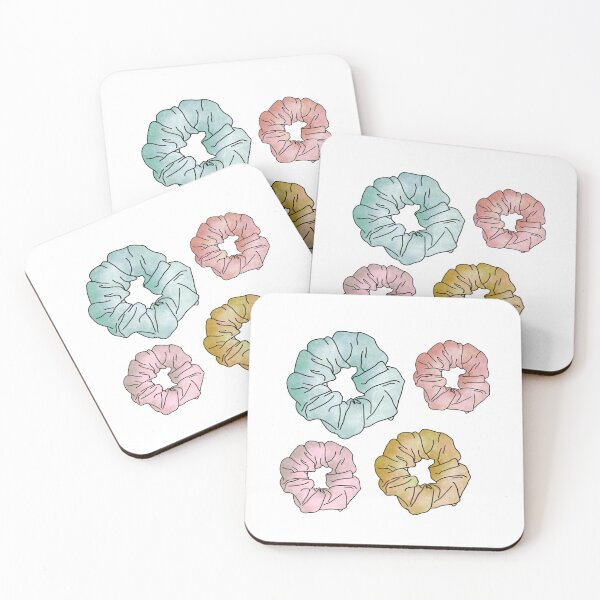 Item preview, Scrunchie Hair Elastic Tye Sticker Print designed and sold by magbest.