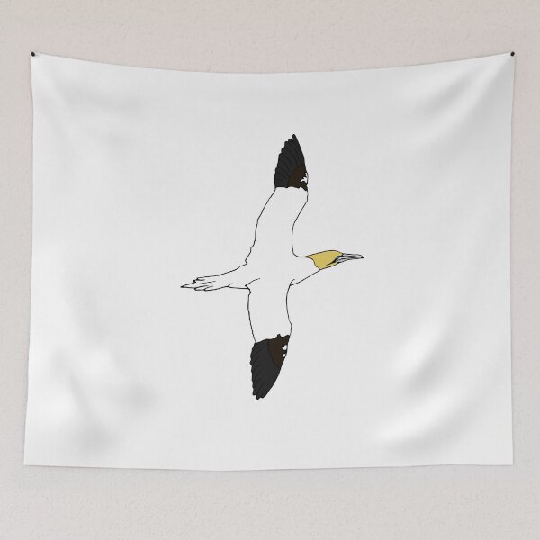 Item preview, Northern Gannet Flying left to right designed and sold by stephaniepeters.