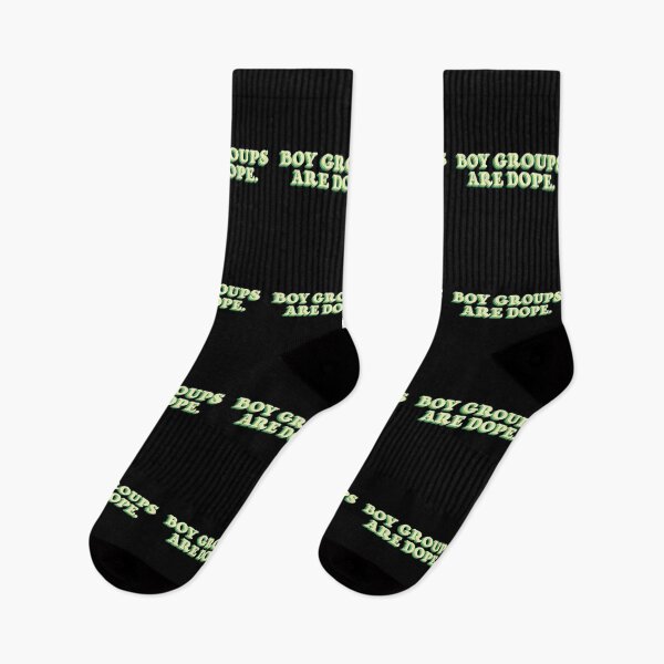 Item preview, BOY GROUPS ARE DOPE Cute BLUE GREEN Quote Positivity Kpop Fandom designed and sold by SugarSaint.