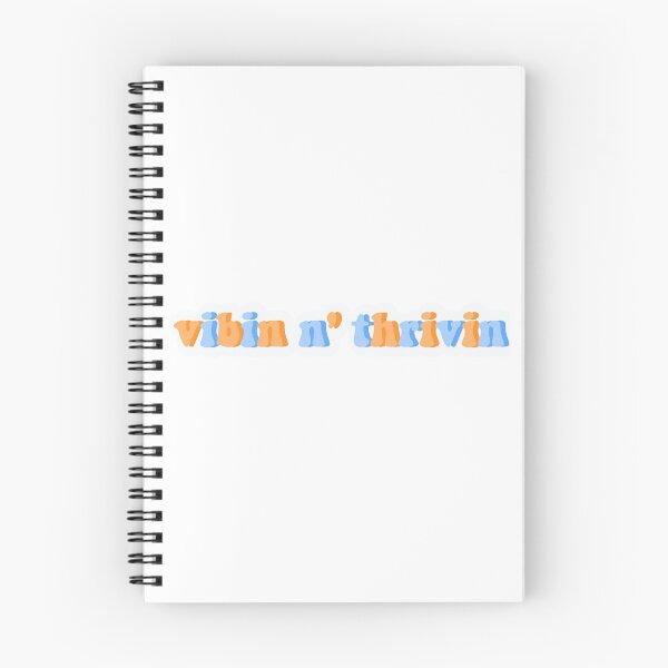Item preview, vibin n' thrivin designed and sold by stickerstamp.