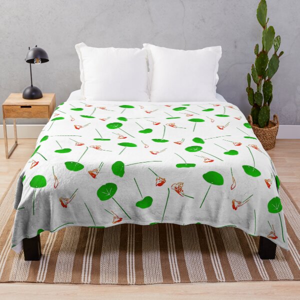 Artikelvorschau, Minimalistisches Kapuzinerkresse-Blumenmuster entworfen und verkauft von Davey's Designs.