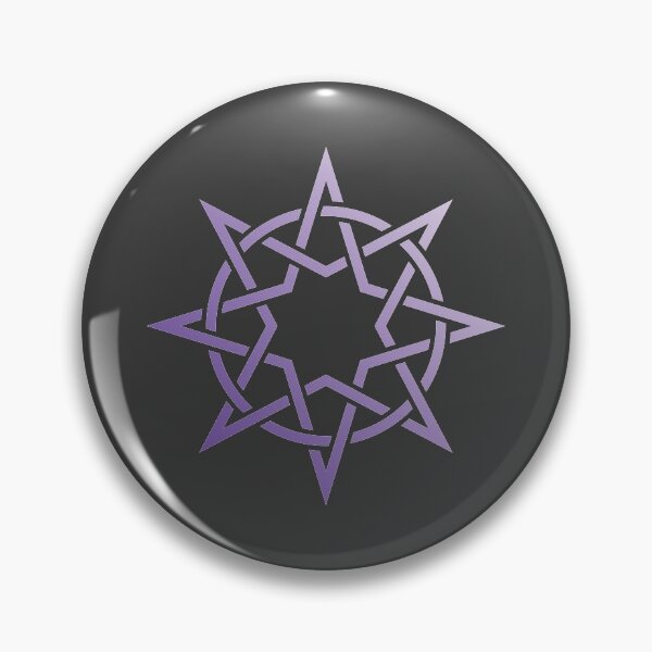 Item preview, Double Star and Circle | Interwoven Design | Purple designed and sold by npdstudio.