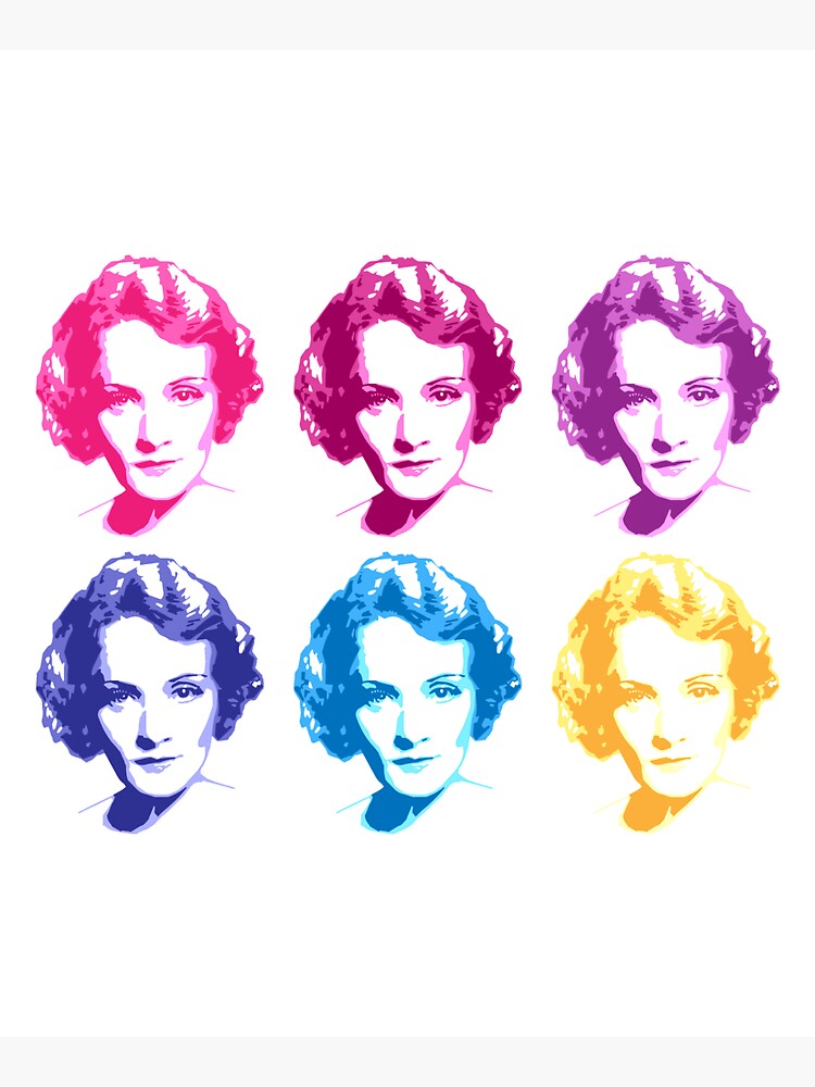 Pop-Art Marlene Dietrich by jardine-nash