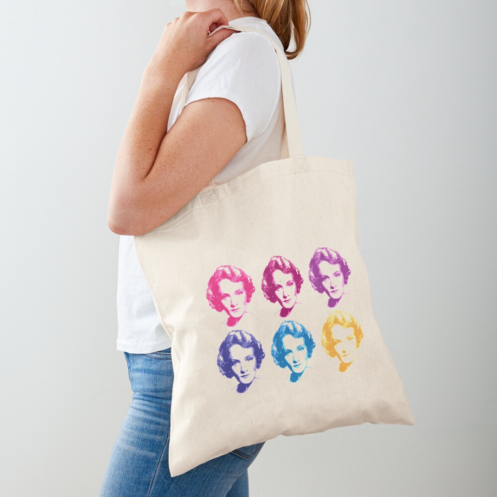 Pop-Art Marlene Dietrich Tote Bag