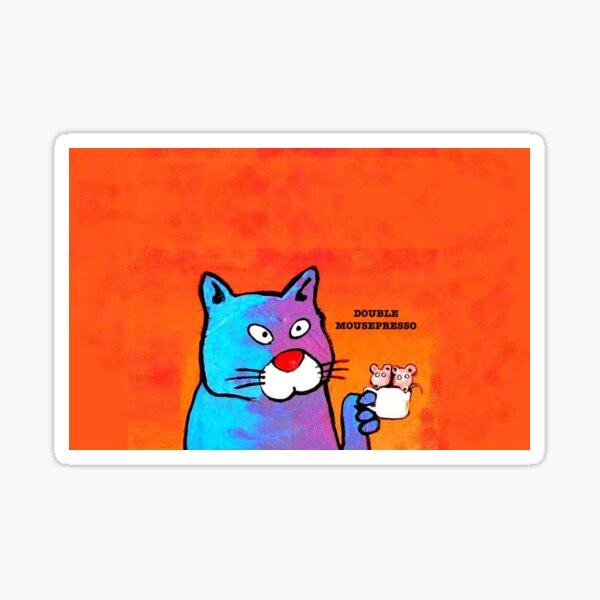 DOUBLE MOUSEPRESSO Sticker