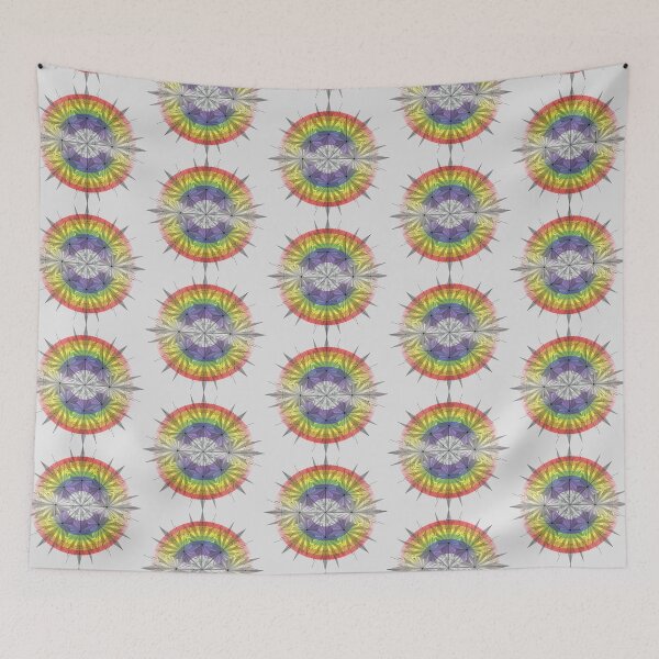 Item preview, Rainbow Isometric Mandala designed and sold by Cool-Cat-POD.