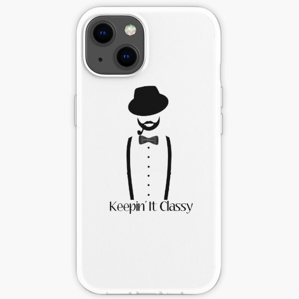 keepin'it classy - Funny bow tie day iPhone Soft Case