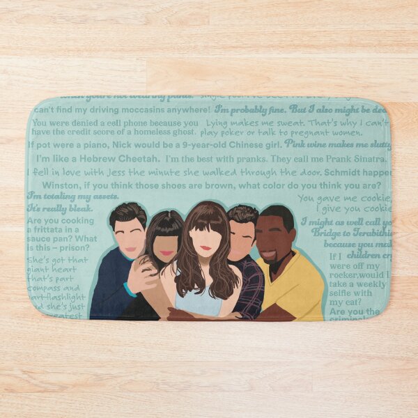 Item preview, new girl cast and quotes designed and sold by ellainalisa.
