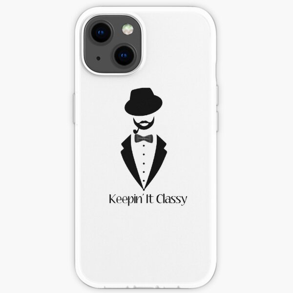 keepin'it classy - Funny bow tie day iPhone Soft Case