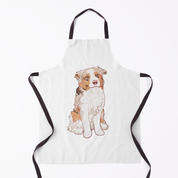 Item preview, Red Merle Australian Shepherd - Aussie Kiba Ivy Fox Illustration designed and sold by Ivy Fox Illustration.