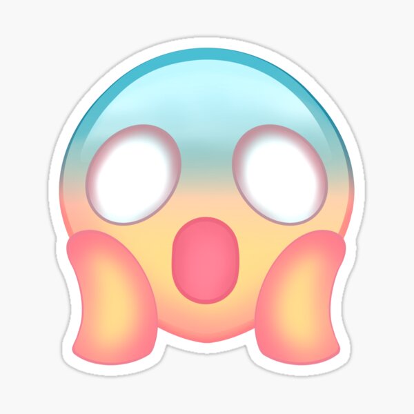 OMG Face Emoji Sticker by Raildur