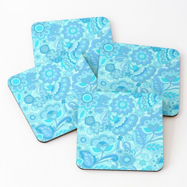 Item preview, Turquoise Flower Power designed and sold by Cressidacarr.