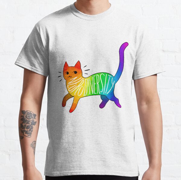 Neurodiversity Cat Classic T-Shirt