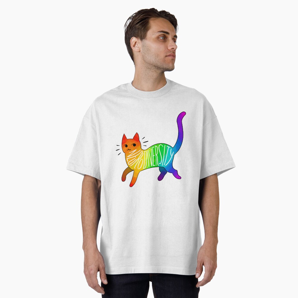 Vista previa del artículo con la obra «Camiseta oversize», diseñado y vendido por JezWeCan.