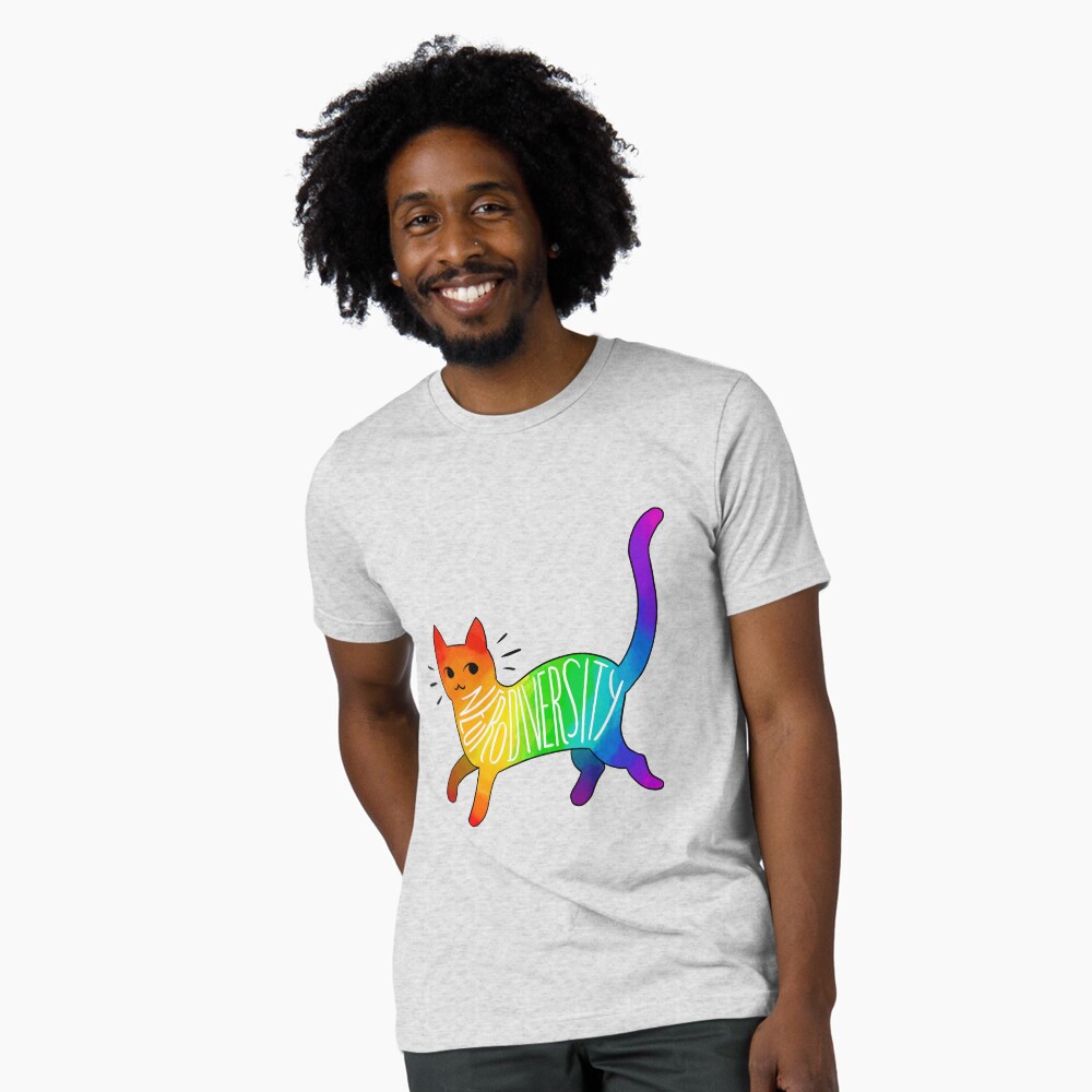Vista previa del artículo con la obra «Camiseta de tejido mixto», diseñado y vendido por JezWeCan.