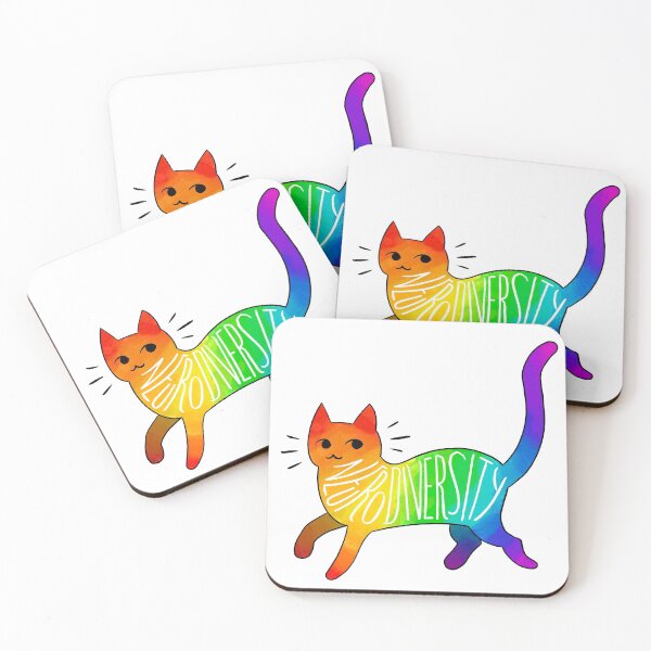 Item preview, Neurodiversity Cat designed and sold by JezWeCan.