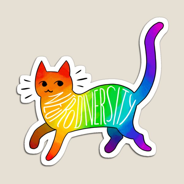 Item preview, Neurodiversity Cat designed and sold by JezWeCan.