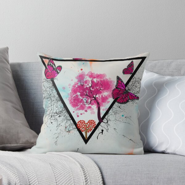 Item preview, Triangle pink abstract art digital designed and sold by WEShop23.