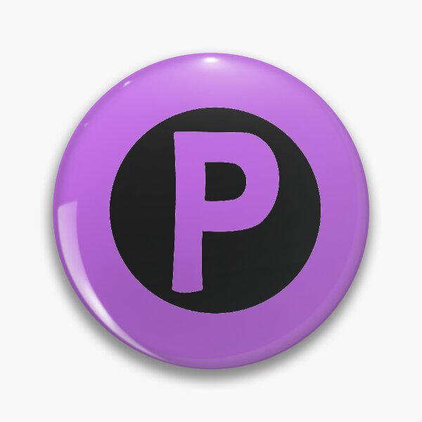 Item preview, letter p purple designed and sold by ZiphGames.