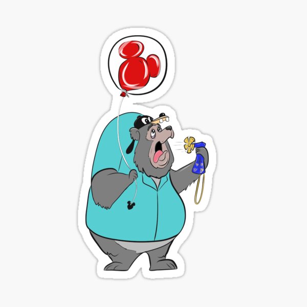 Country Bear Jamboree - Big Al Sticker