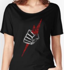 Pride "Fist" Distressed Women's Relaxed Fit T-Shirt
