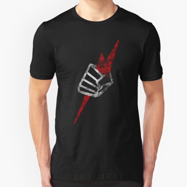 Pride "Fist" Distressed Slim Fit T-Shirt