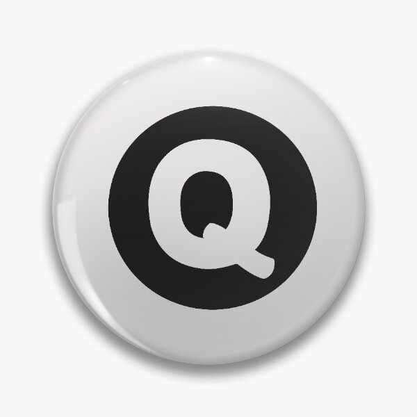 Item preview, letter q white designed and sold by ZiphGames.