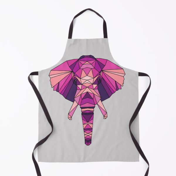 Item preview, Geometric Elephant - Pink - Lilac designed and sold by Geometricshow.