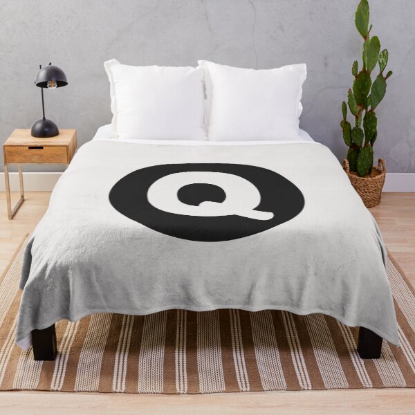 Item preview, letter q white designed and sold by ZiphGames.