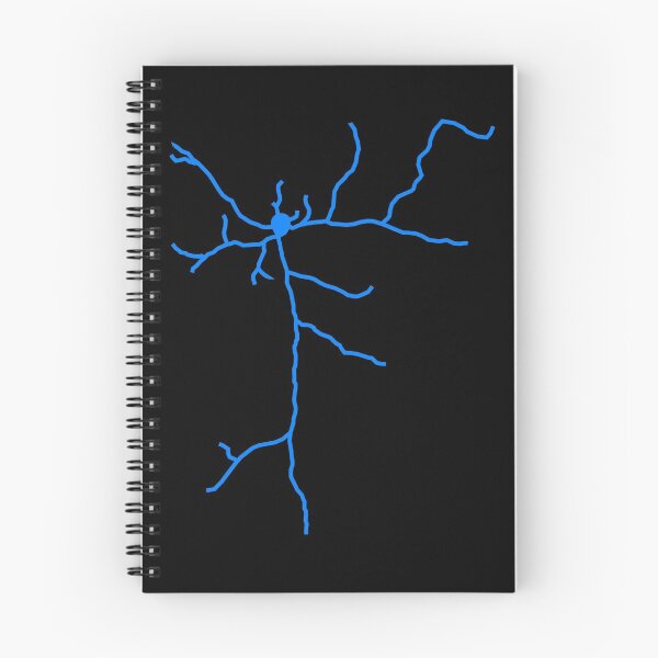 Item preview, Blue fluorescent neuron drawing designed and sold by kzsg.
