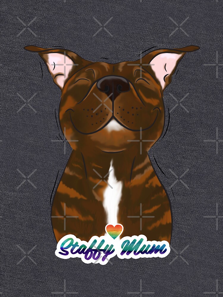 staffy mum t shirt