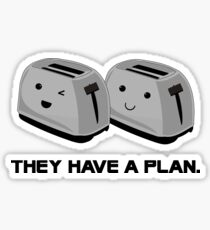 Toasters Sticker