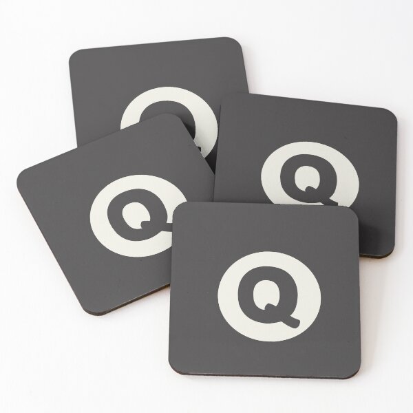 Item preview, letter q black designed and sold by ZiphGames.