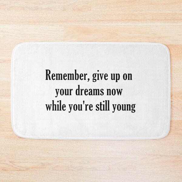 Item preview, Give up movie quote designed and sold by Nielseijz.