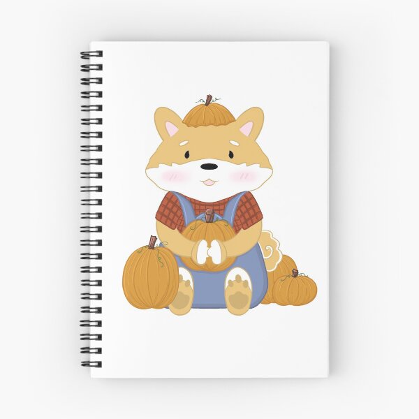 Item preview, Fall Pumpkin Picking Shiba (Tan) designed and sold by x3wolfii.