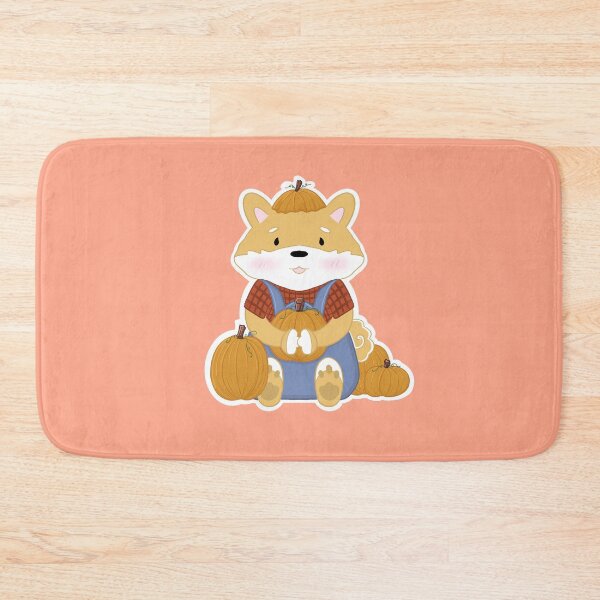 Item preview, Fall Pumpkin Picking Shiba (Tan) designed and sold by x3wolfii.