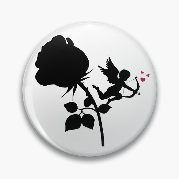 Item preview, Intense Black and Dark Love Rose designed and sold by MyLifeStyleShop.
