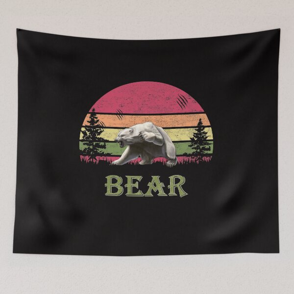 Item preview, Polar Bear - Round Retro Vintage Circle Style designed and sold by Prof- Artist.