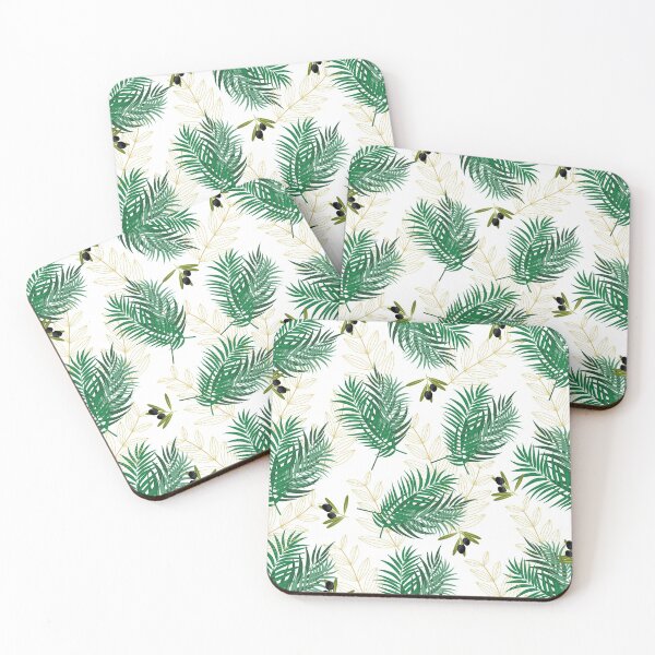 Item preview, Green and gold leaf pattern  designed and sold by magda09.