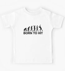 Evolution born to Baseball Kids Tee