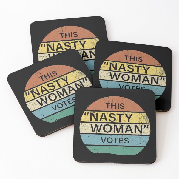 Item preview, THIS NASTY WOMAN VOTES, Retro Vintage designed and sold by TheFirstOne.