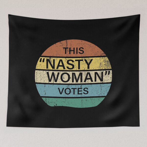 Item preview, THIS NASTY WOMAN VOTES, Retro Vintage designed and sold by TheFirstOne.