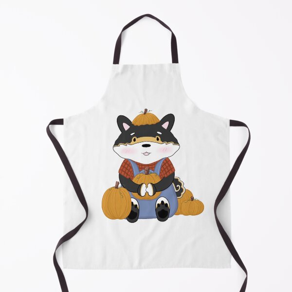 Item preview, Fall Pumpkin Picking Shiba (BlkTan) designed and sold by x3wolfii.