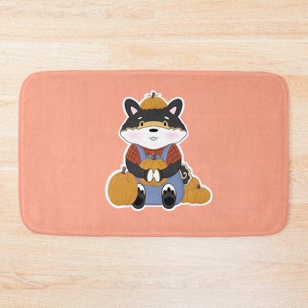 Item preview, Fall Pumpkin Picking Shiba (BlkTan) designed and sold by x3wolfii.