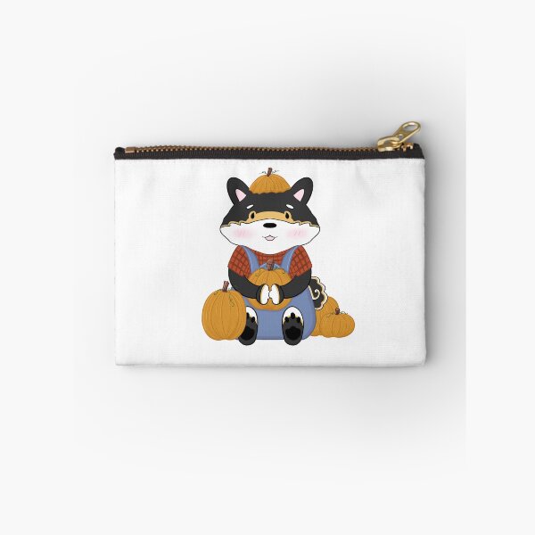 Item preview, Fall Pumpkin Picking Shiba (BlkTan) designed and sold by x3wolfii.
