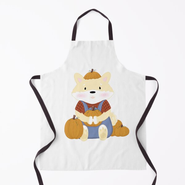 Item preview, Fall Pumpkin Picking Shiba (Cream) designed and sold by x3wolfii.