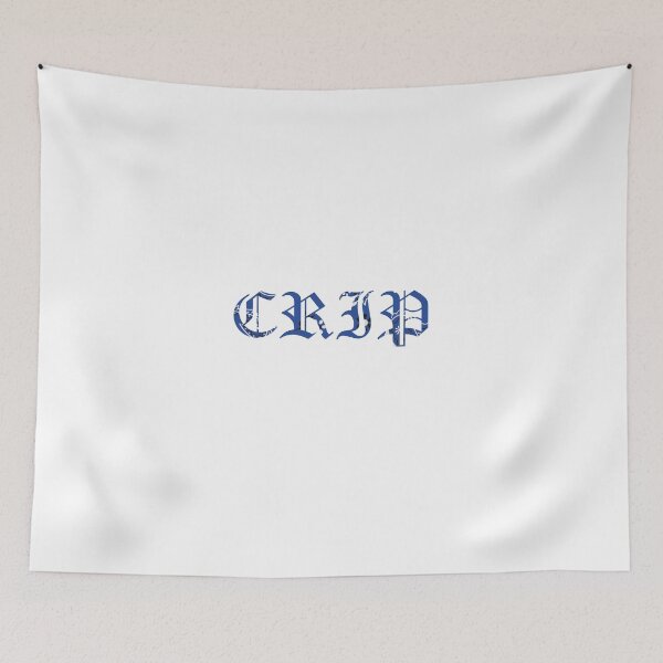 Item preview, Crip Gothic font with blue bandana pattern  designed and sold by breaker160.