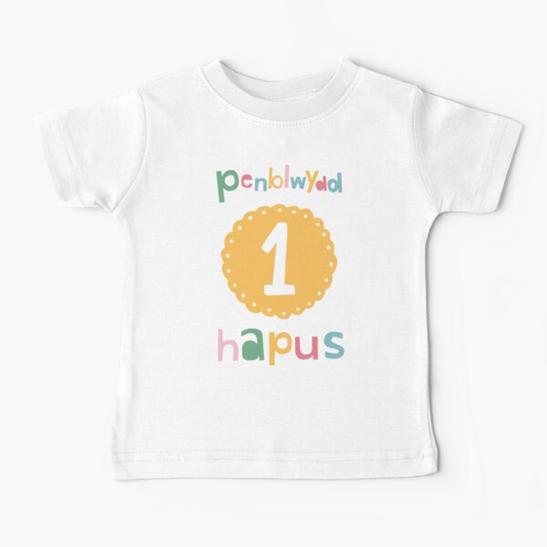 Item preview, Penblwydd Hapus - Un - Welsh Happy Birthday First Birthday designed and sold by CwtchyCorner.